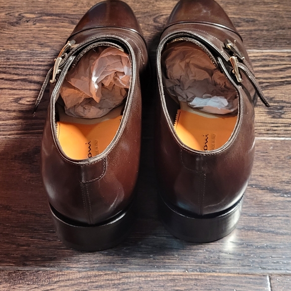 Santoni double monk size 11.5 NWT - Picture 11 of 12